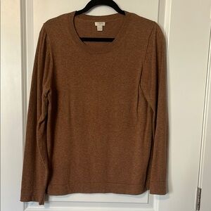 J. Crew Tan Knit Sweater